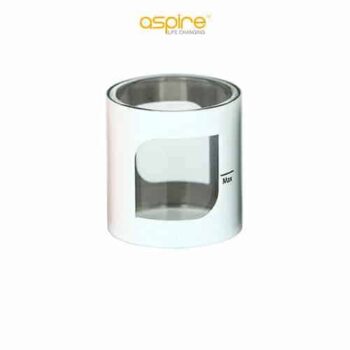 Pyrex Pockex Aio Con Cubierta De Metal - Aspire | Tapervaper Deposito-Pockex-AIO-Cubierta-Metal-BLANCO-Tapervaper