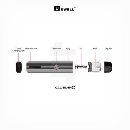 Pod Caliburn G Uwell | Tapervaper pod-caliburn-g-uwell-2-tapervaper