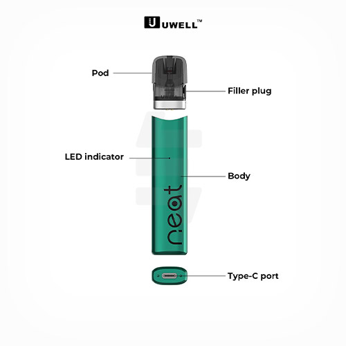 Pod Yearn Neat 2 Uwell | Tapervaper pod-yearn-neat-2-uwell-01-tapervaper