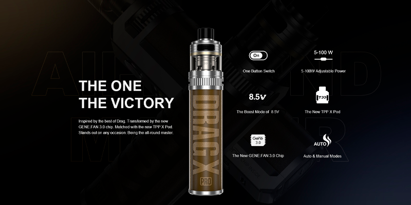 Pod – Mod Drag X Pro Voopoo | Tapervaper Caracteristicas de