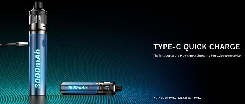 Kit Gtx Go40 Pod Vaporesso | Tapervaper Caracteristicas de Kit GTX GO40 Pod Vaporesso