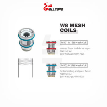 Resistencia Wirice By Hellvape Launcher Tank (3 Uds) | Tapervaper Resistencia Wirice By Hellvape Launcher Tank (3 Uds) al por mayor en Tapervaper