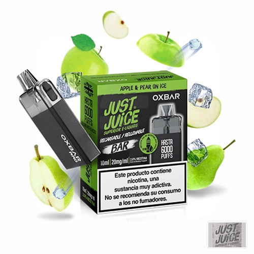 Pod Rellenable Oxbar Apple &Amp; Pear On Ice Just Juice | Tapervaper Pod Rellenable Oxbar Apple & Pear On Ice Just Juice