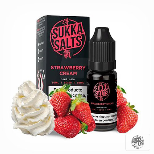 Strawberry Cream Black 10Ml – Sukka Salts | Tapervaper Strawberry Cream Black 10ml – Sukka Salts