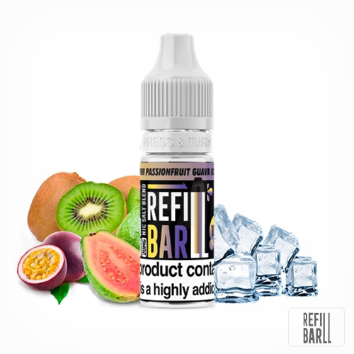 Kiwi Passionfruit Guava Ice Salts 10Ml - Refill Bar | Tapervaper Kiwi Passionfruit Guava Ice Salts 10ml - Refill Bar