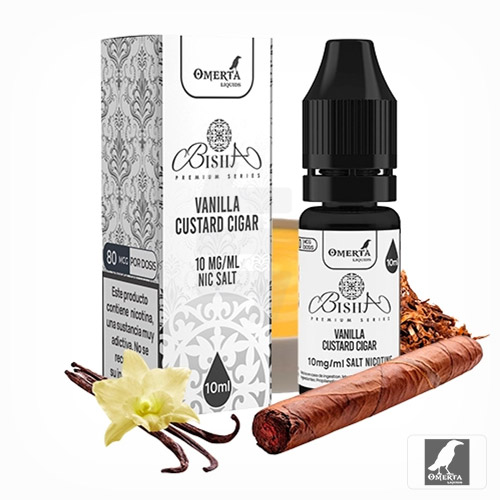 Sales Bisha Vanilla Custard Cigar 10Ml - Omerta | Tapervaper Sales Bisha Vanilla Custard Cigar 10ml - Omerta