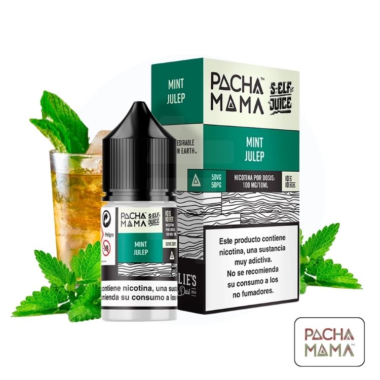 Self Juice Salts Mint Julep V2 10Ml - Pachamama | Tapervaper Self Juice Salts Mint Julep V2 10ml - Pachamama