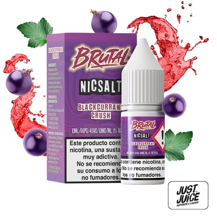 Sales Blackcurrant Crush 10Ml - Brutal Drinks By Just Juice | Tapervaper Sales Blackcurrant Crush 10ml - Brutal Drinks by Just Juice