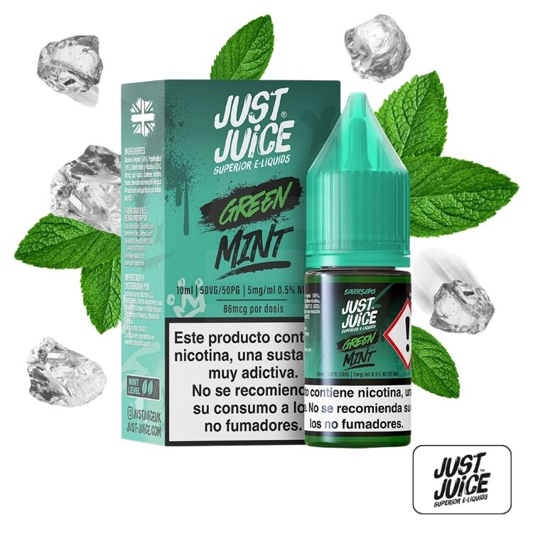Sales Mint Range Green 10Ml - Just Juice | Tapervaper Sales Mint Range Green 10ml - Just Juice