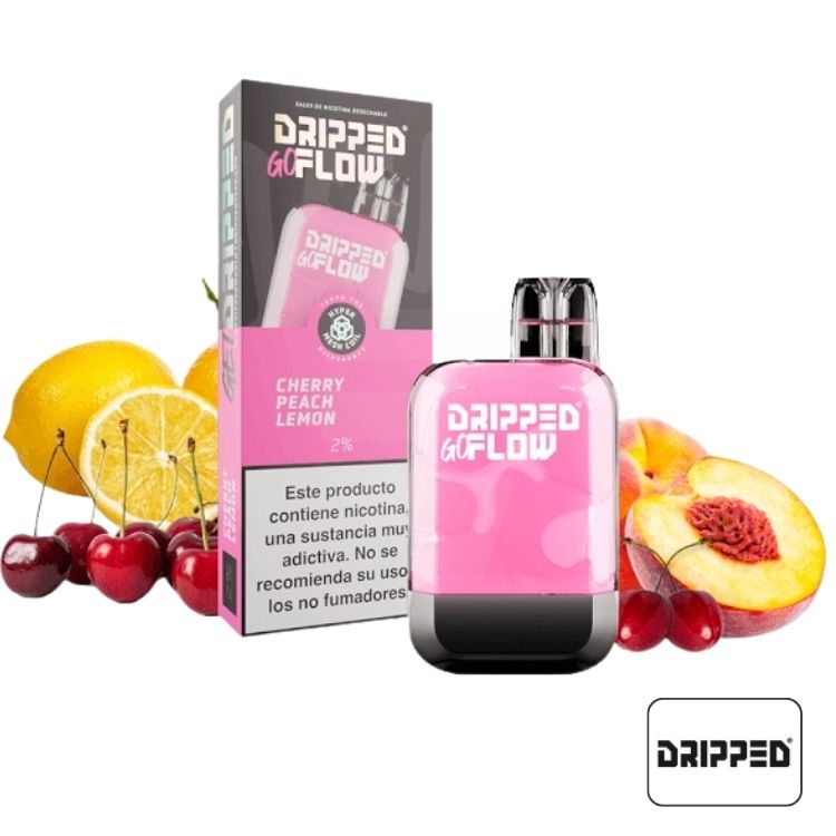 Pod Desechable Goflow Cherry Peach Lemon 20Mg Dripped | Tapervaper Pod Desechable GoFlow Cherry Peach Lemon 20mg Dripped