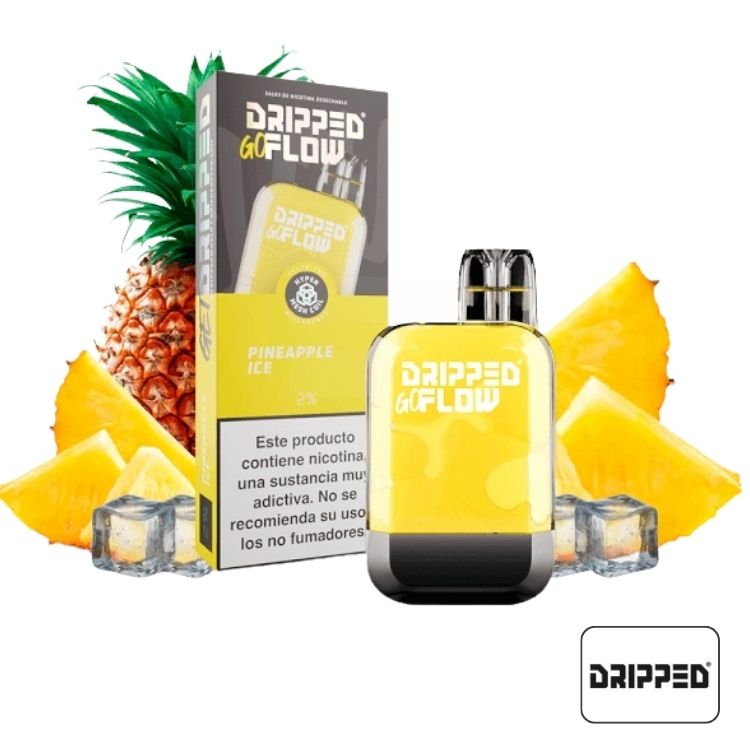 Pod Desechable Goflow Pineapple Ice 20Mg Dripped | Tapervaper Pod Desechable GoFlow Pineapple Ice 20mg Dripped