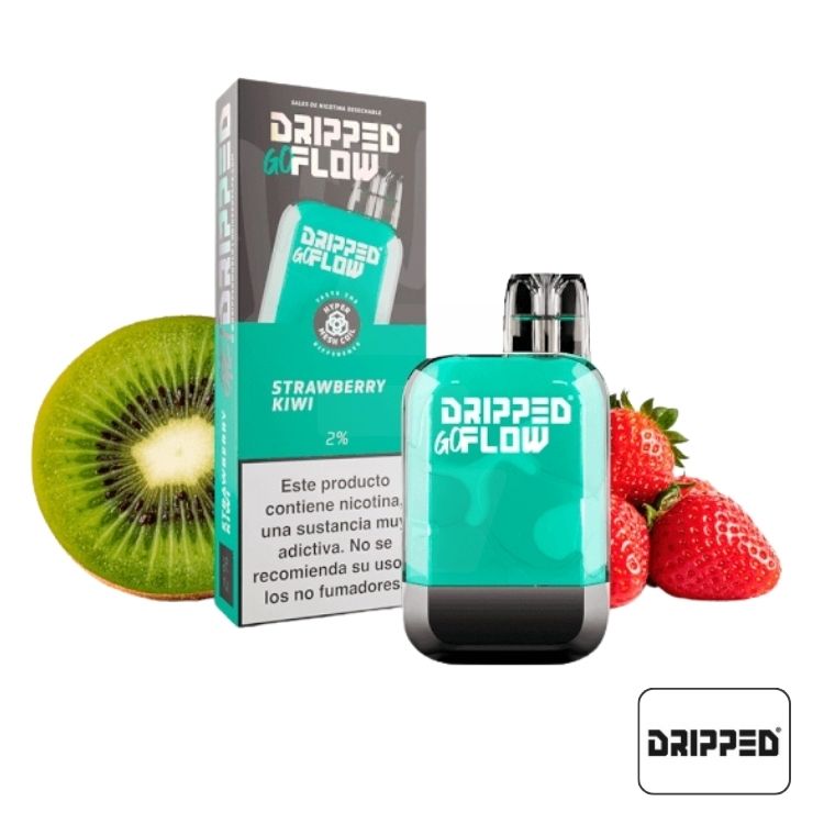 Pod Desechable Goflow Strawberry Kiwi 20Mg Dripped | Tapervaper Pod Desechable GoFlow Strawberry Kiwi 20mg Dripped