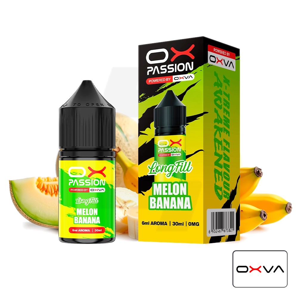 Aroma Ox Passion Melon Banana 6Ml (Longfill) - Oxva | Tapervaper Aroma Ox Passion Melon Banana 6ml (Longfill) - Oxva