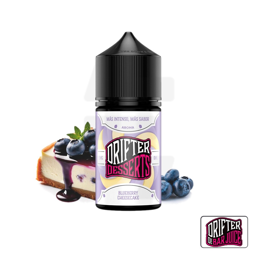 Aroma Blueberry Cheesecake 6Ml (Longfill) - Drifter Desserts | Tapervaper Aroma Blueberry Cheesecake 6ml (Longfill) - Drifter Desserts
