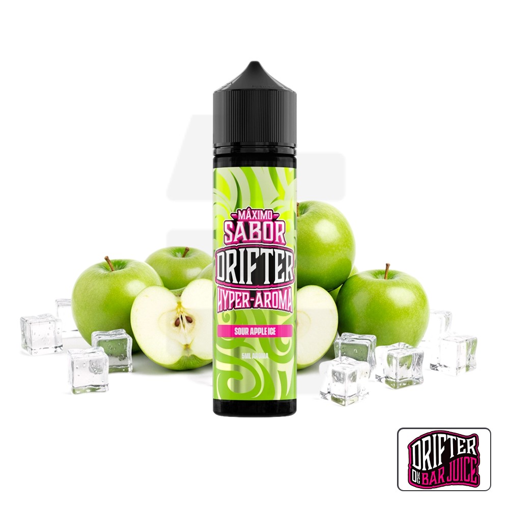 Aroma Hyper Sour Apple Ice 5Ml (Longfill) – Drifter | Tapervaper Aroma Hyper Sour Apple Ice 5ml (Longfill) – Drifter