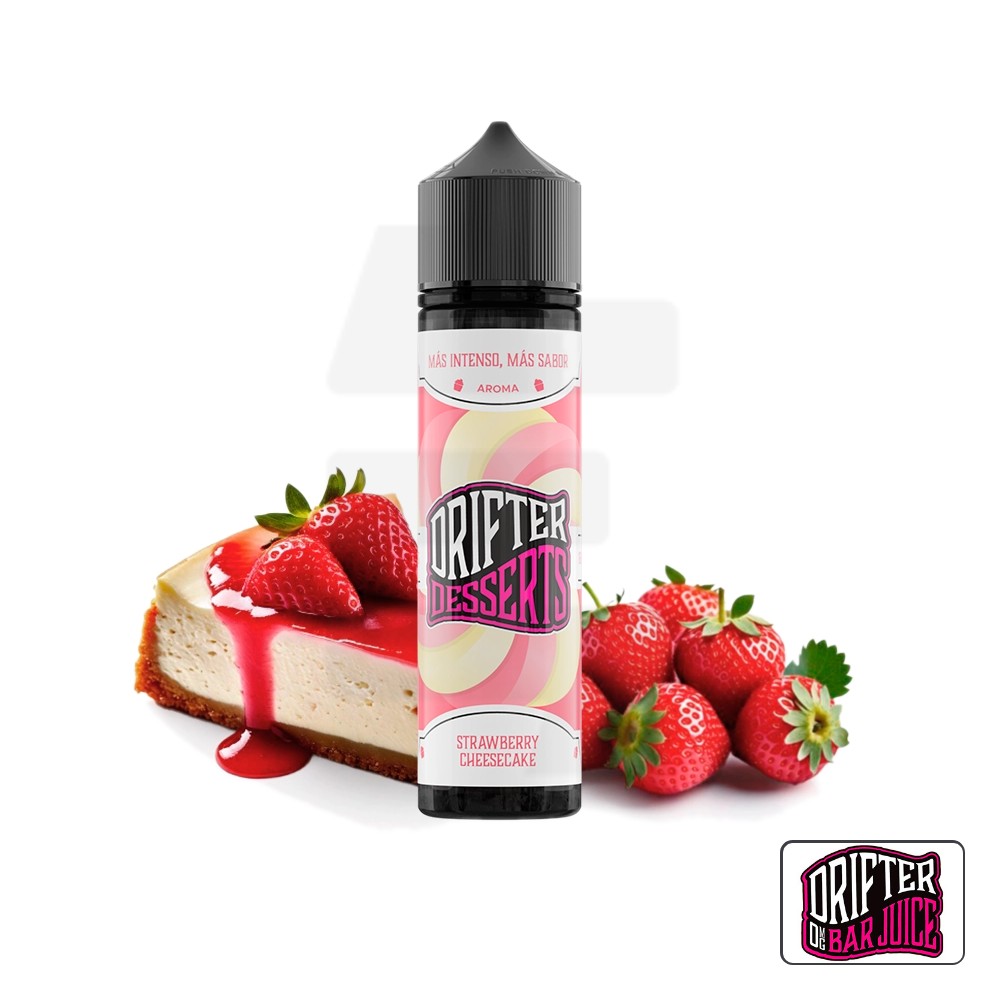 Aroma Strawberry Cheesecake 16Ml (Longfill) - Drifter Desserts | Tapervaper Aroma Strawberry Cheesecake 16ml (Longfill) - Drifter Desserts