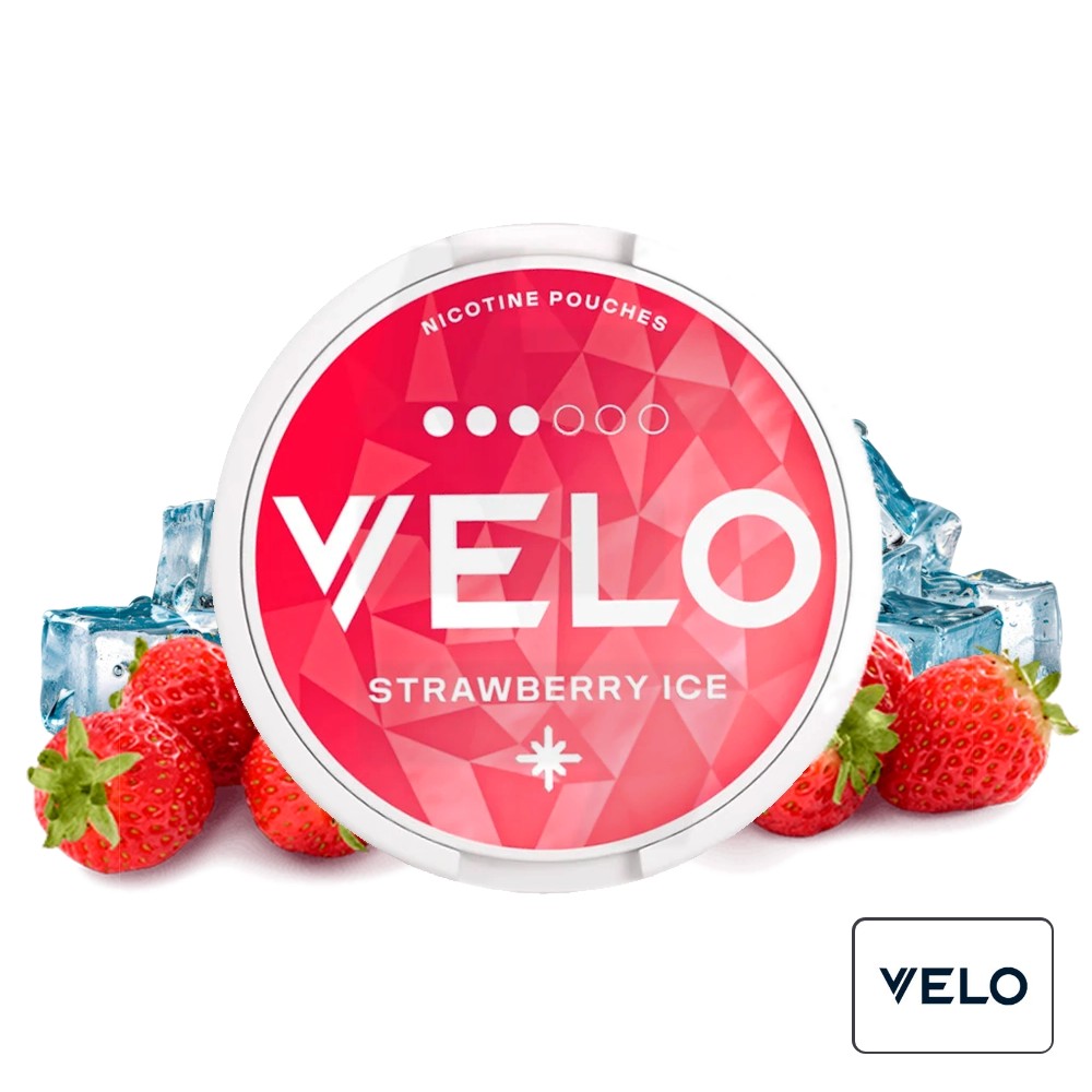 Bolsas De Nicotina Strawberry Ice - Velo | Tapervaper Bolsas de nicotina Strawberry Ice - Velo