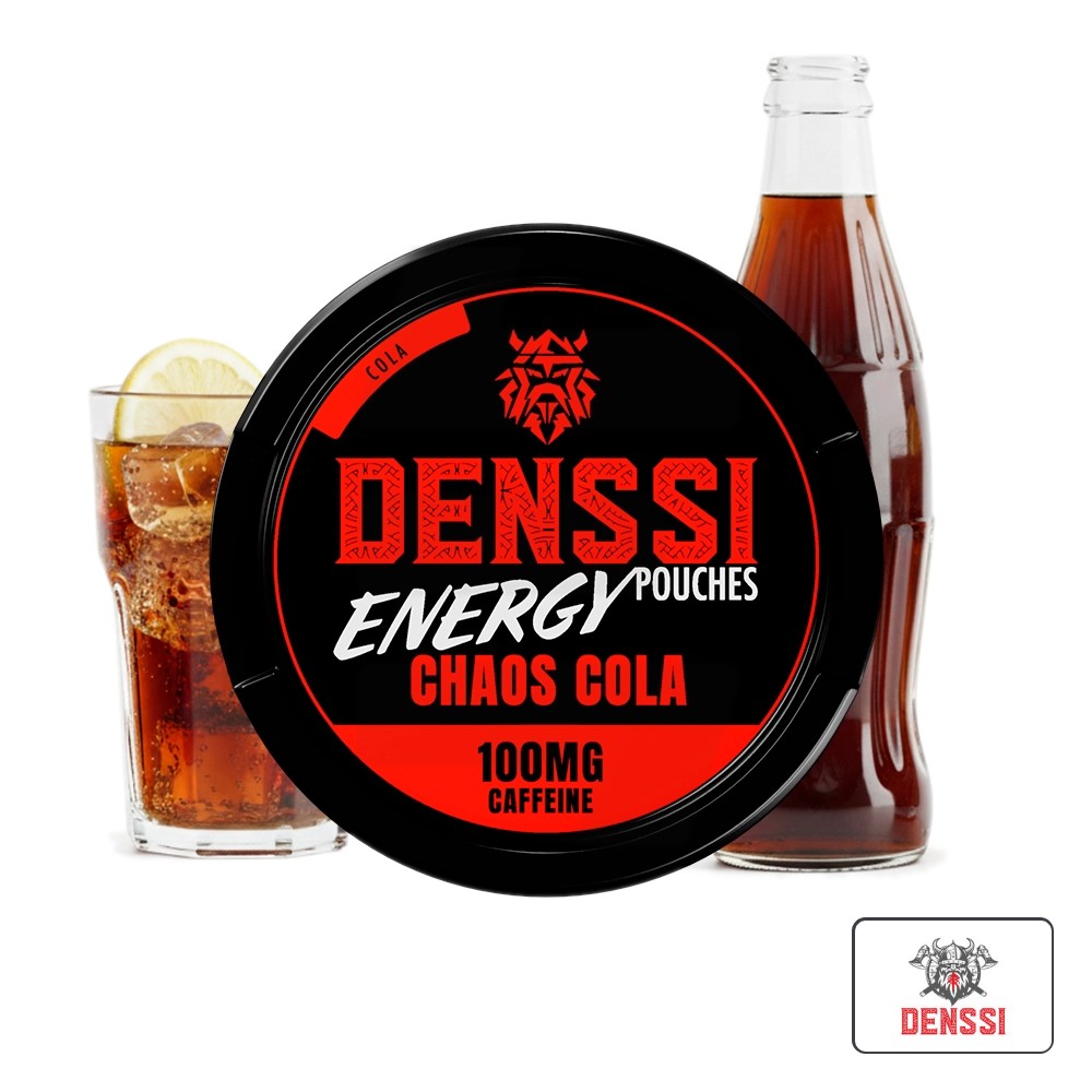 Bolsas Energéticas De Cafeína Chaos Cola 100Mg - Denssi | Tapervaper Bolsas energéticas de cafeína Chaos Cola 100mg - Denssi