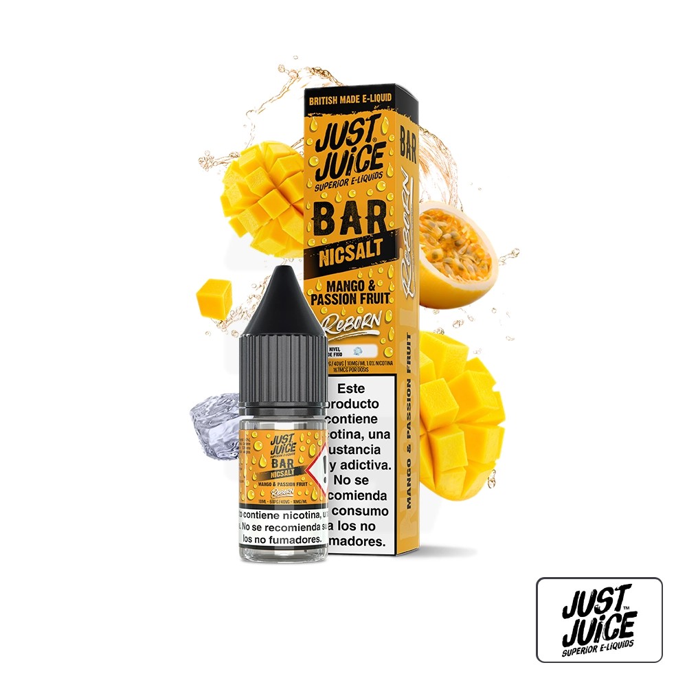 Sales Reborn Bar Mango Passion Fruit 10Ml - Just Juice | Tapervaper Sales Reborn Bar Mango Passion Fruit 10ml – Just Juice