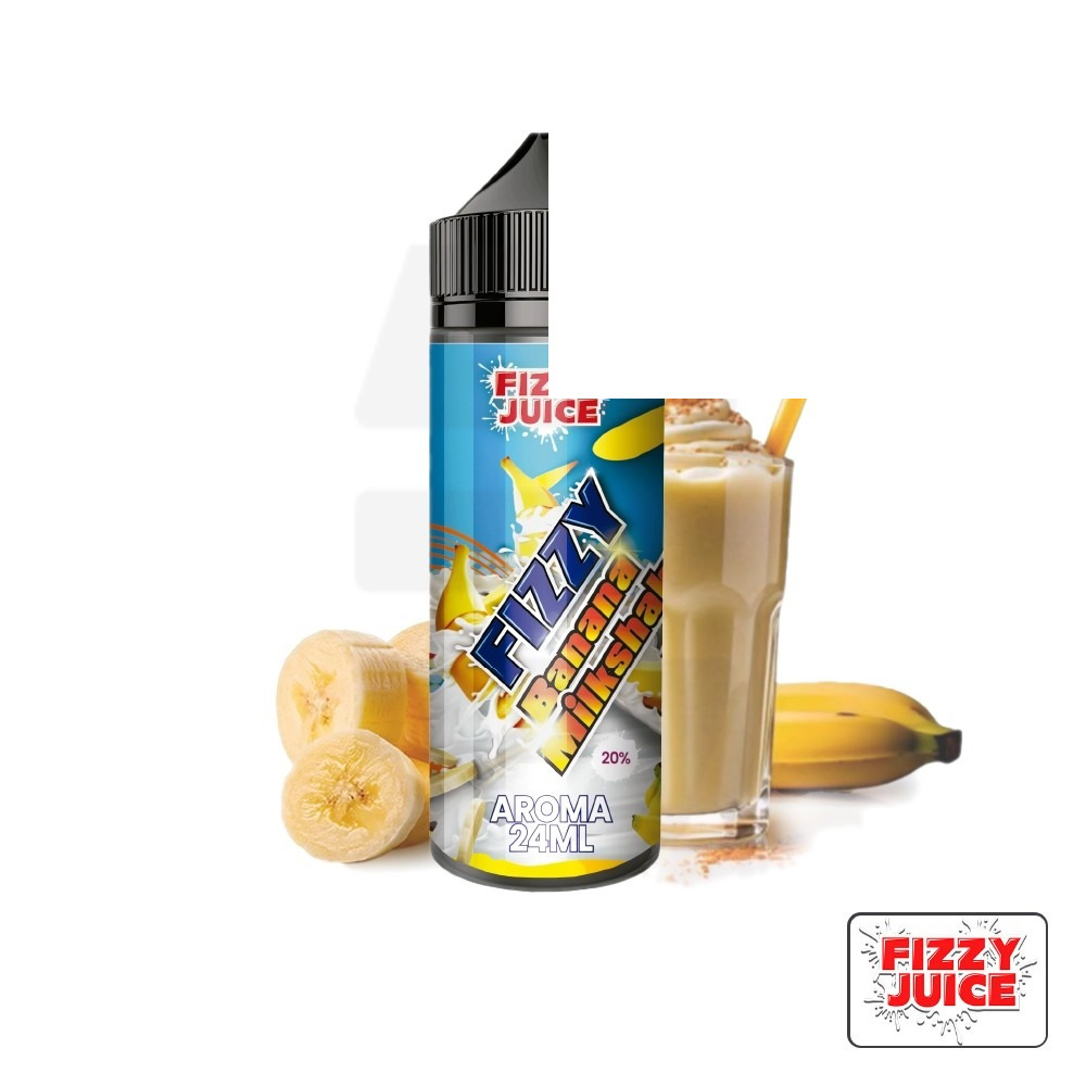 Aroma Banana Milkshake 24Ml (Longfill) - Fizzy Juice | Tapervaper Aroma Banana Milkshake 24ml (Longfill) - Fizzy Juice