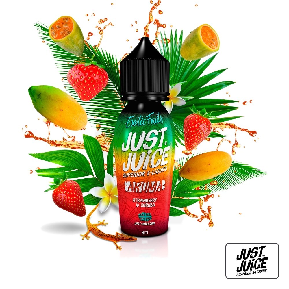Aroma Exotic Strawberry And Curuba 20Ml (Longfill) - Just Juice | Tapervaper Aroma Exotic Strawberry and Curuba 20ml (Longfill) - Just Juice