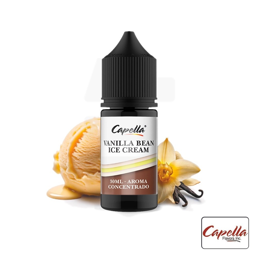 Aroma Vanilla Bean Ice Cream 30Ml - Capella | Tapervaper Aroma Vanilla Bean Ice Cream 30ml - Capella