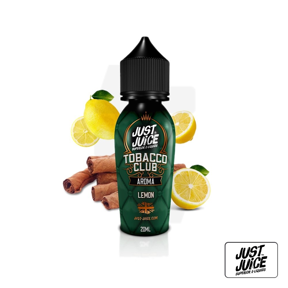 Aroma Tobacco Club Lemon 20Ml (Longfill) - Just Juice | Tapervaper Aroma Tobacco Club Lemon 20ml (Longfill) - Just Juice