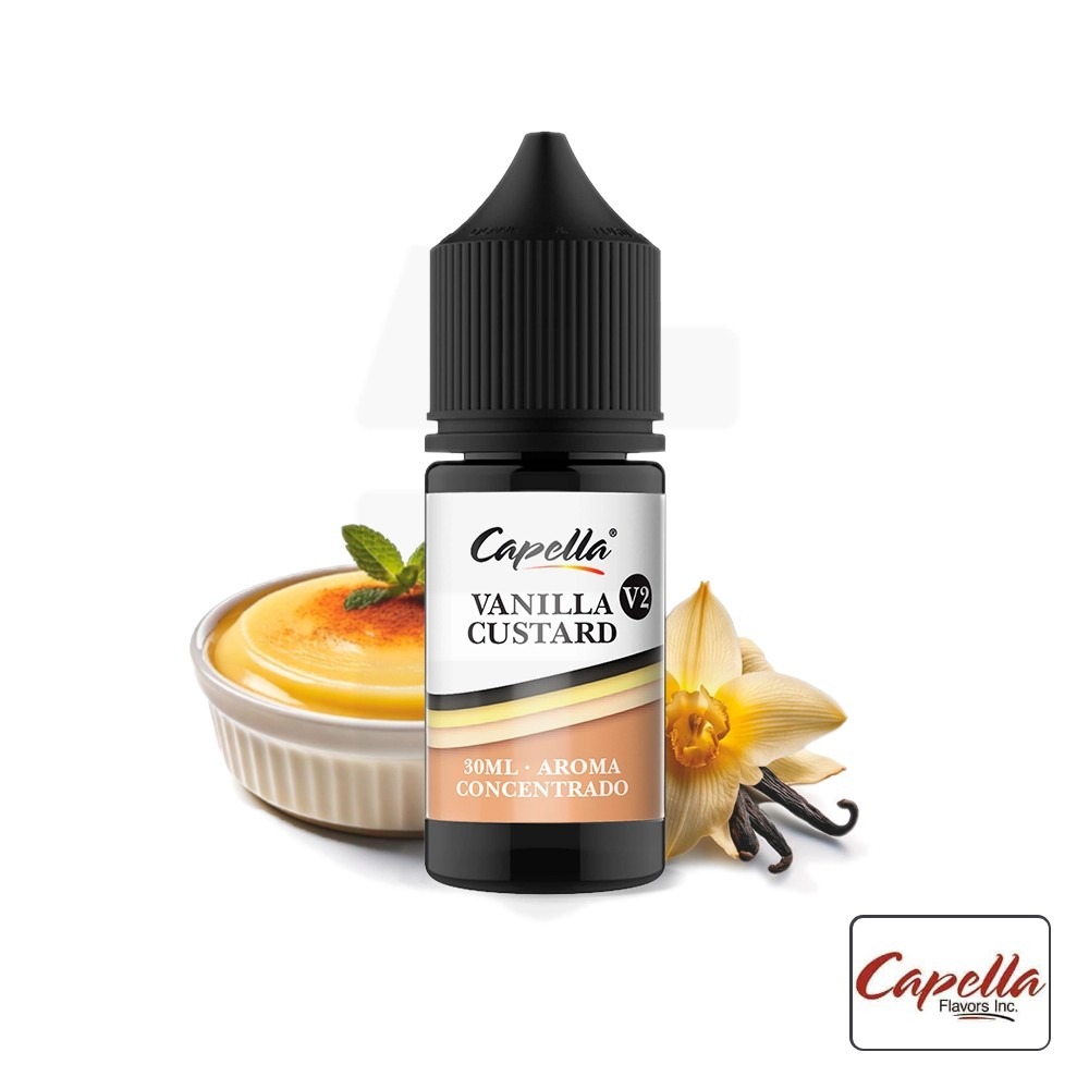 Aroma Vanilla Custard V2 30Ml - Capella | Tapervaper Aroma Vanilla Custard V2 30ml - Capella