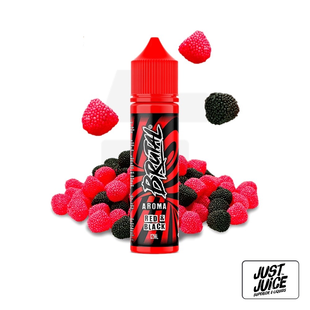 Aroma Red &Amp; Black 12Ml (Longfill) - Brutal By Just Juice | Tapervaper Aroma Red & Black 12ml (Longfill) - Brutal By Just Juice