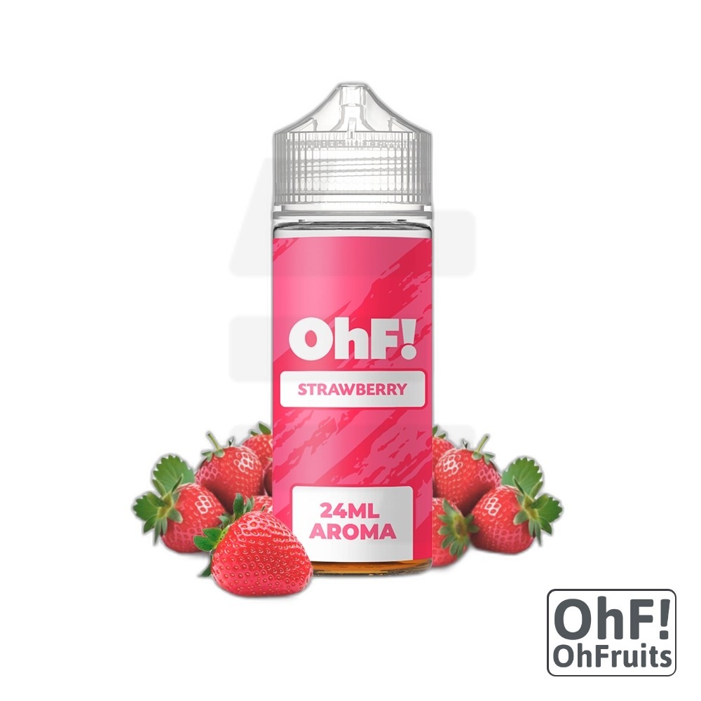 Aroma Strawberry 24Ml (Longfill) - Ohf! | Tapervaper Aroma Strawberry 24ml (Longfill) - OhF!