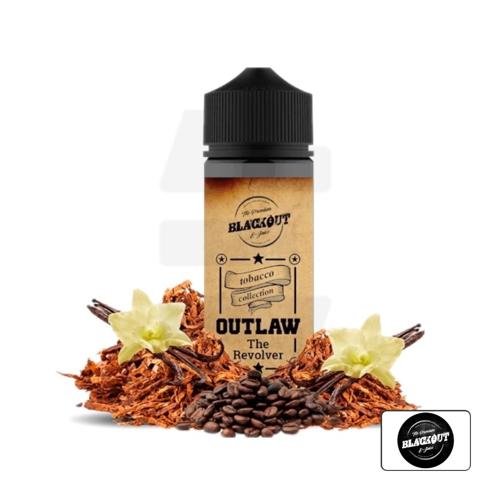 Aroma Outlaw The Revolver 10Ml (Longfill) - Blackout | Tapervaper Aroma Outlaw The Revolver 10ml (Longfill) - Blackout