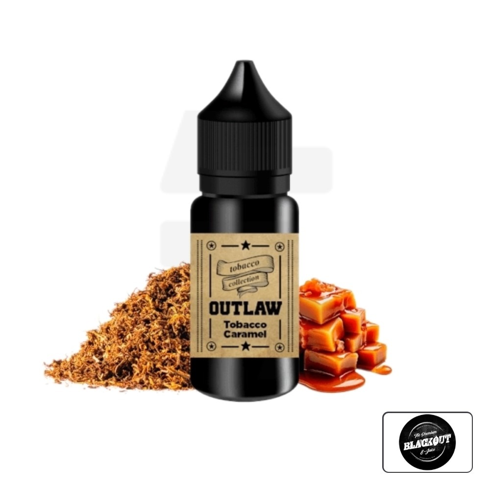 Aroma Outlaw Tobacco Caramel Shot 6Ml (Longfill) - Blackout | Tapervaper Aroma Outlaw Tobacco Caramel Shot 6ml (Longfill) - Blackout