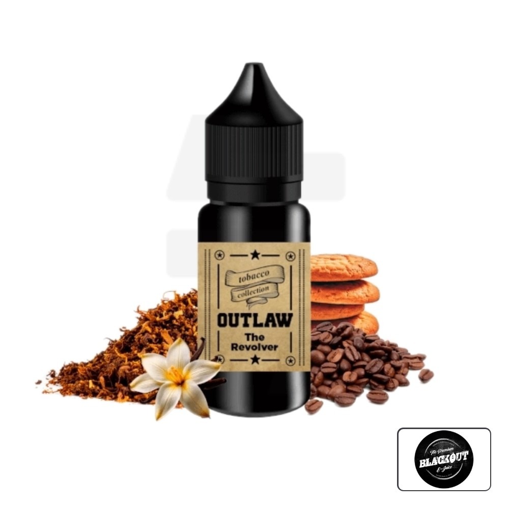 Aroma Outlaw The Revolver 6Ml (Longfill) - Blackout | Tapervaper Aroma Outlaw The Revolver 6ml (Longfill) - Blackout