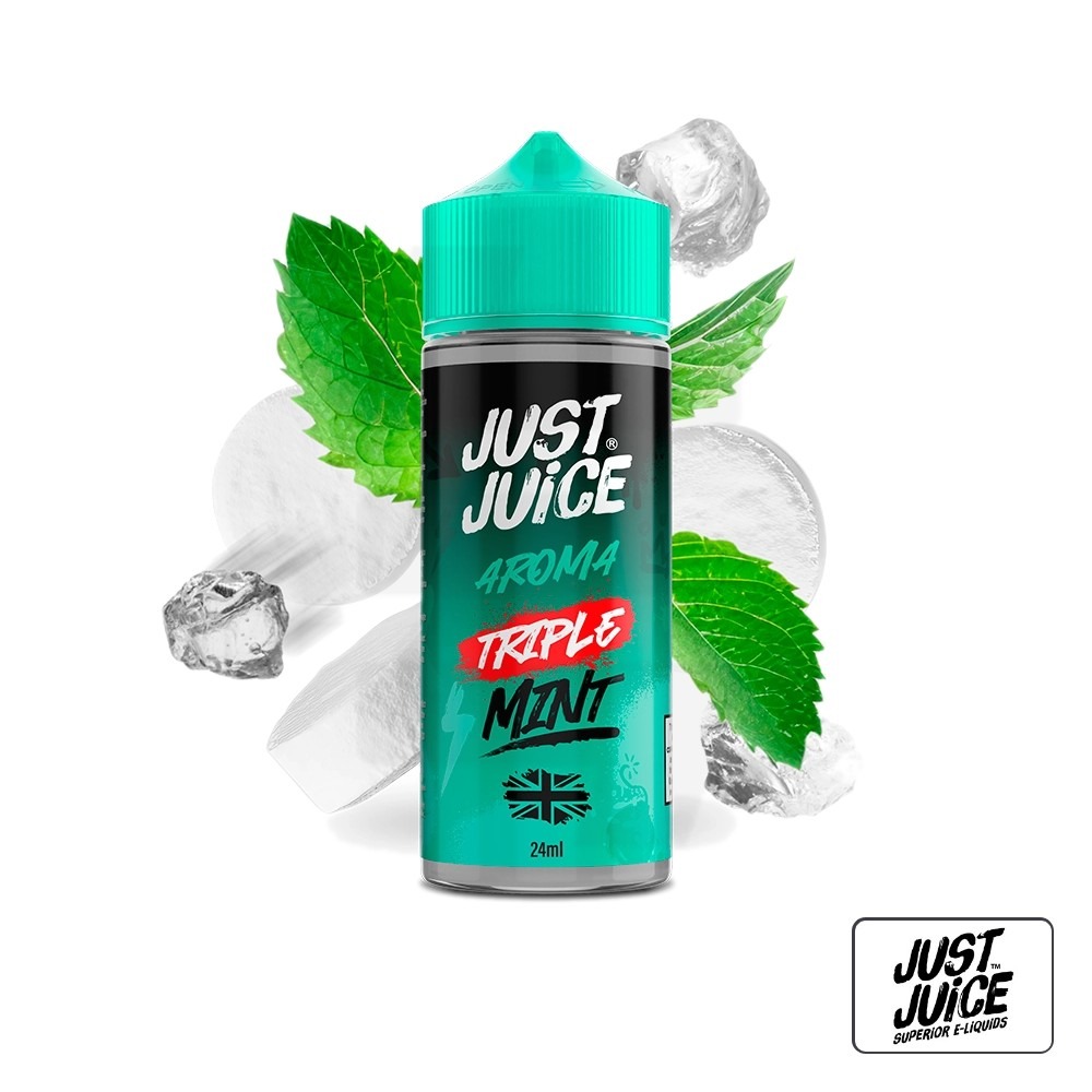 Aroma Mint Range Triple Mint 24Ml (Longfill) - Just Juice | Tapervaper Aroma Mint Range Triple Mint 24ml (Longfill) - Just Juice