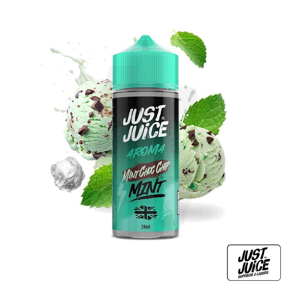 Aroma Mint Range Mint Choco Chip 24Ml (Longfill) - Just Juice | Tapervaper Aroma Mint Range Mint Choco Chip 24ml (Longfill) - Just Juice