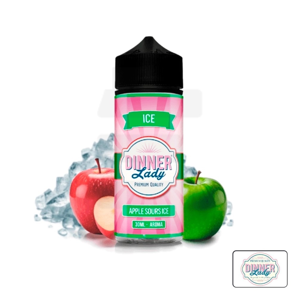 Aroma Apple Sours Ice 30Ml (Longfill) - Dinner Lady | Tapervaper Aroma Apple Sours Ice 30ml (Longfill) - Dinner Lady