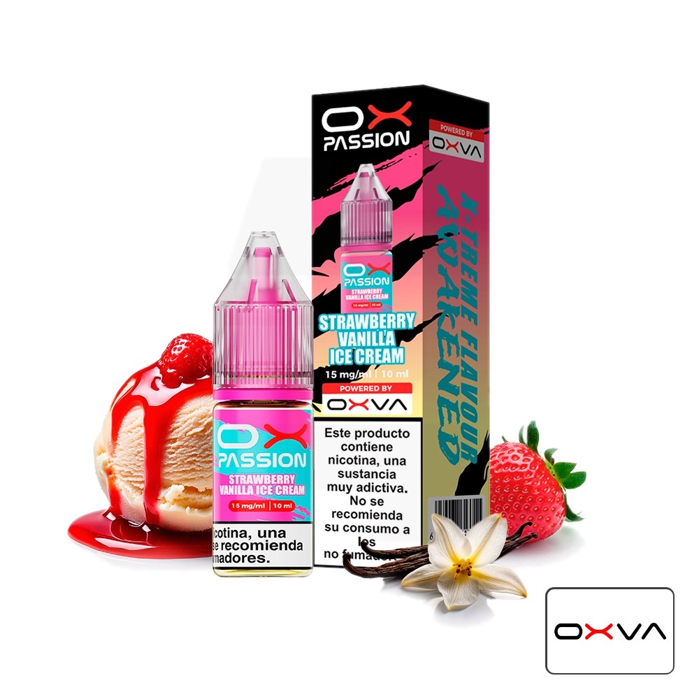 Sales Passion Salts Strawberry Vianilla Ice Cream 10Ml - Oxva Ox | Tapervaper Sales Passion Salts Strawberry Vianilla Ice Cream 10ml – Oxva Ox