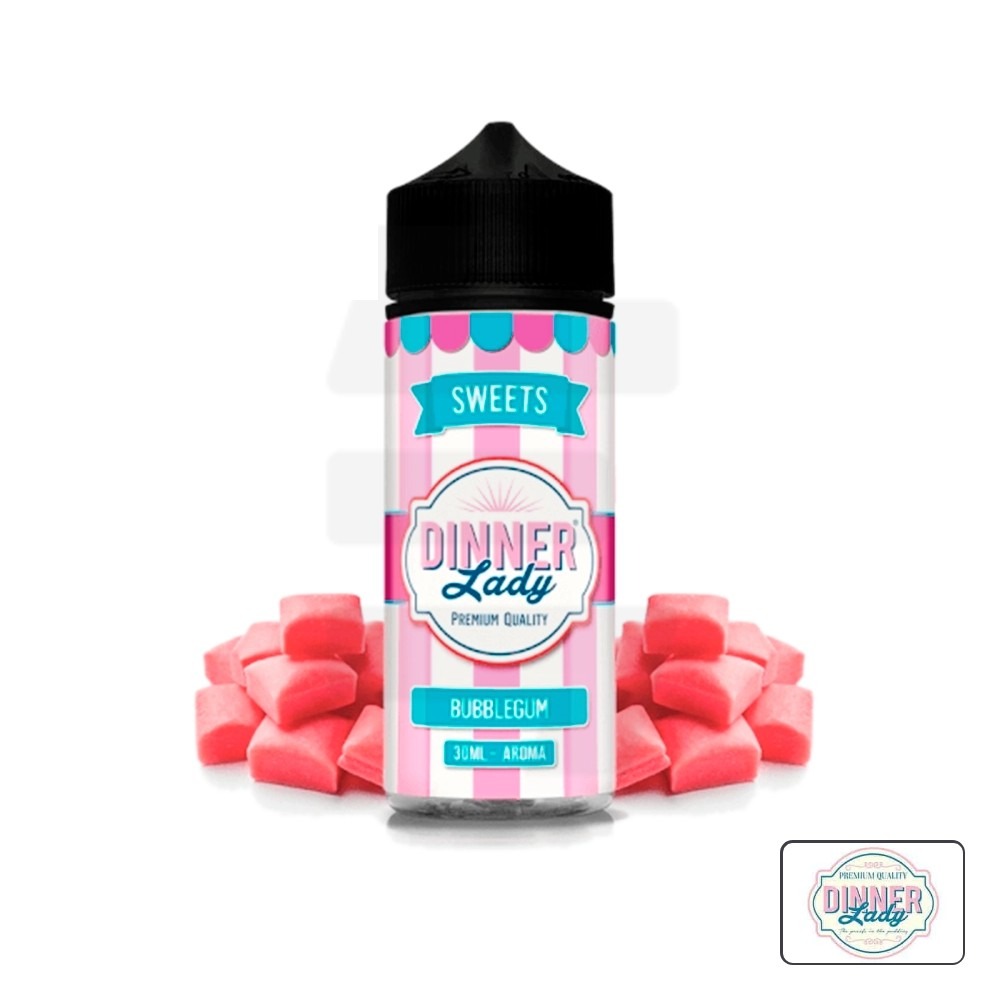 Aroma Bubblegum 30Ml (Longfill) - Dinner Lady | Tapervaper Aroma Bubblegum 30ml (Longfill) - Dinner Lady