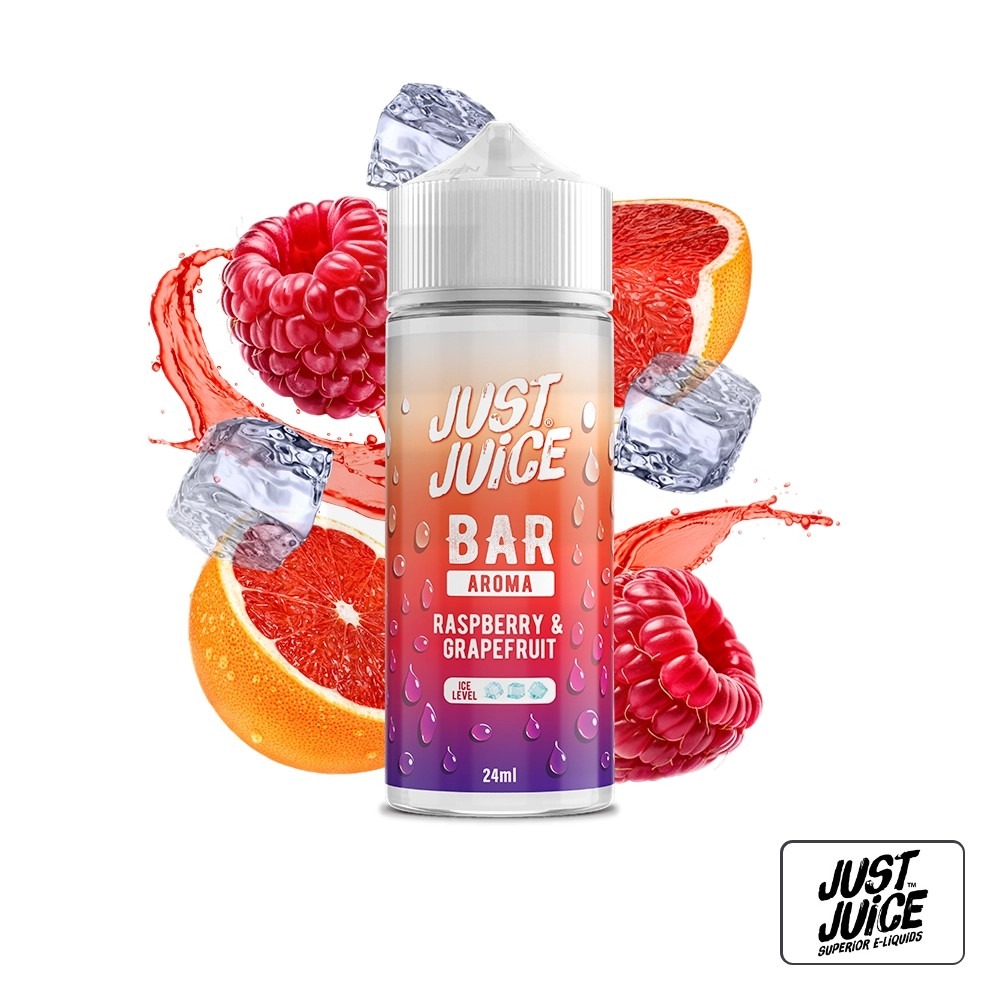 Aroma Bar Raspberry Grapefruit 24Ml (Longfill) - Just Juice | Tapervaper Aroma Bar Raspberry Grapefruit 24ml (Longfill) - Just Juice