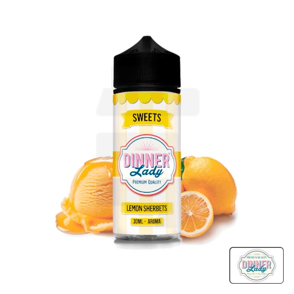 Aroma Lemon Sherbets 30Ml (Longfill) - Dinner Lady | Tapervaper Aroma Lemon Sherbets 30ml (Longfill) - Dinner Lady