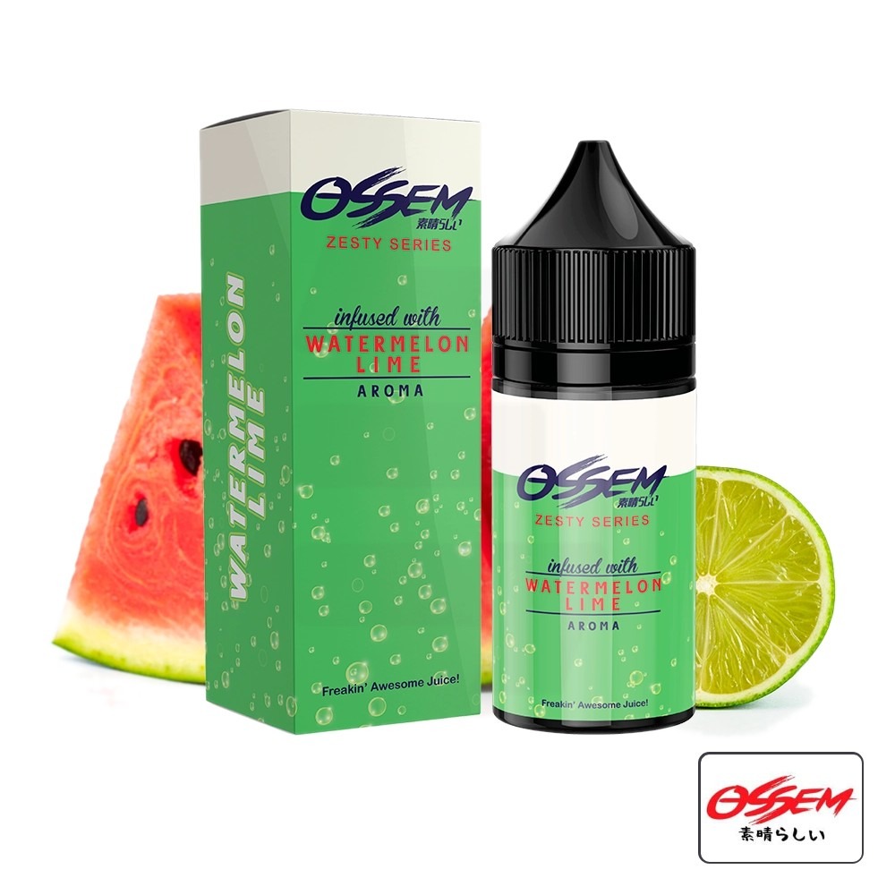 Aroma Zesty Series Watermelon Lime 30Ml - Ossem | Tapervaper Aroma Zesty Series Watermelon Lime 30ml - Ossem