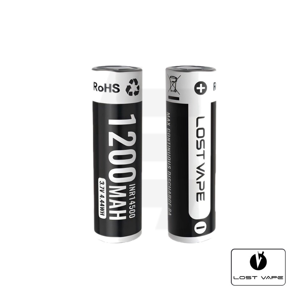 Batería Lost Vape Inr 14500 (Pack De 2) | Tapervaper Batería Lost Vape INR 14500 (Pack de 2)
