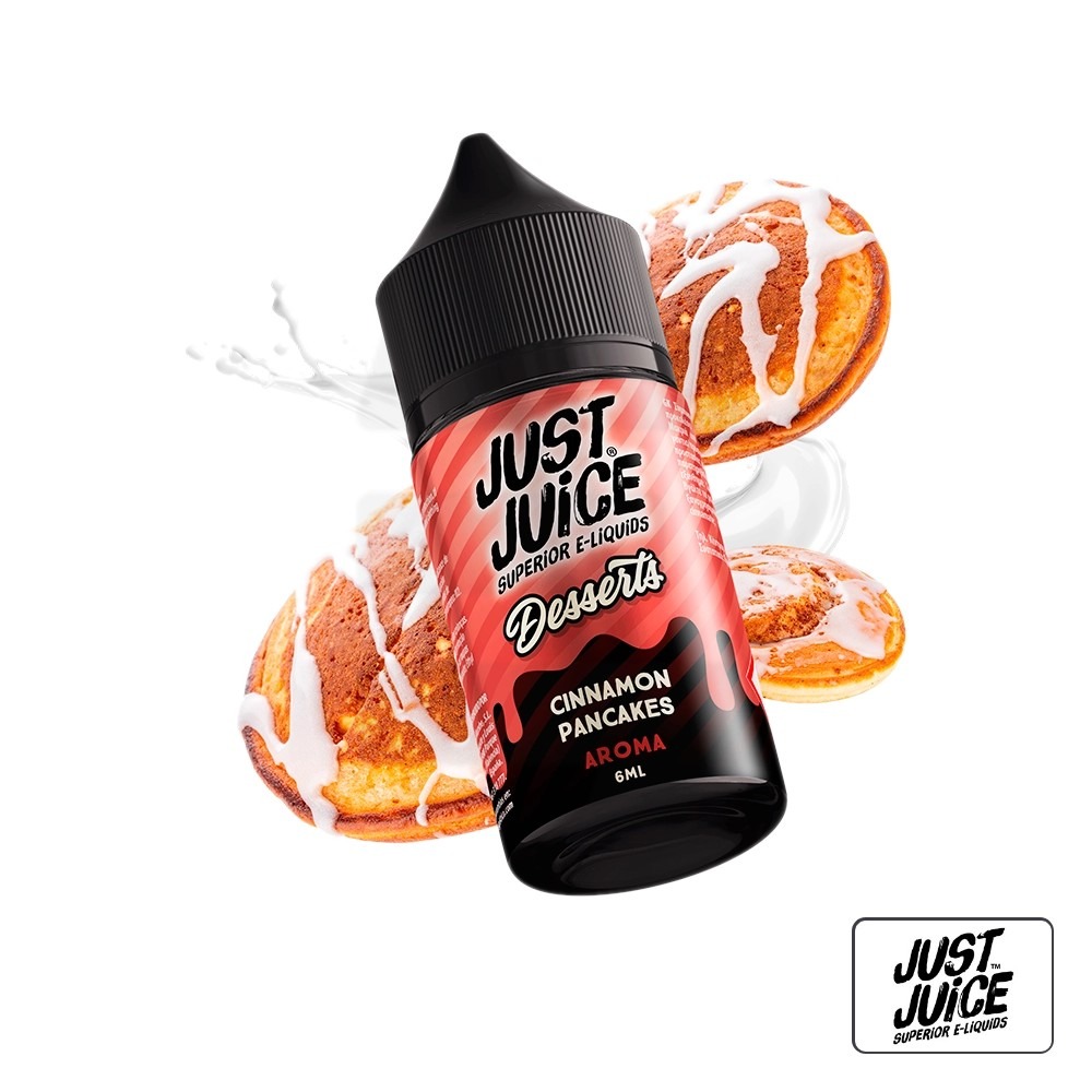 Aroma Cinnamon Pancakes 6Ml (Longfill) - Just Juice | Tapervaper Aroma Cinnamon Pancakes 6ml (Longfill) - Just Juice