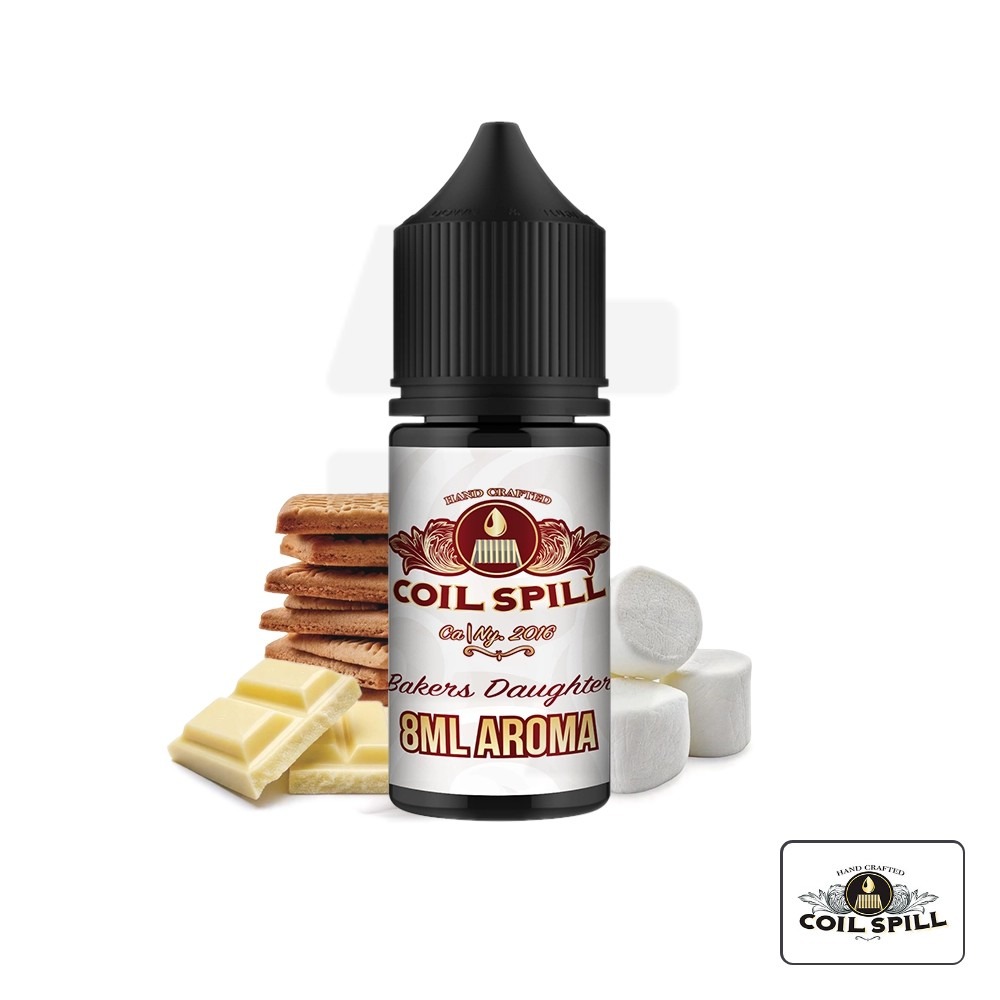 Aroma Bakers Daughter 8Ml (Longfill) - Coil Spill | Tapervaper Aroma Bakers Daughter 8ml (Longfill) - Coil Spill