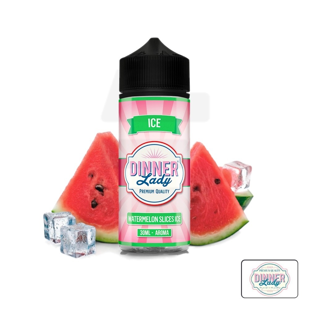 Aroma Watermelon Slices Ice 30Ml (Longfill) - Dinner Lady | Tapervaper Aroma Watermelon Slices Ice 30ml (Longfill) - Dinner Lady