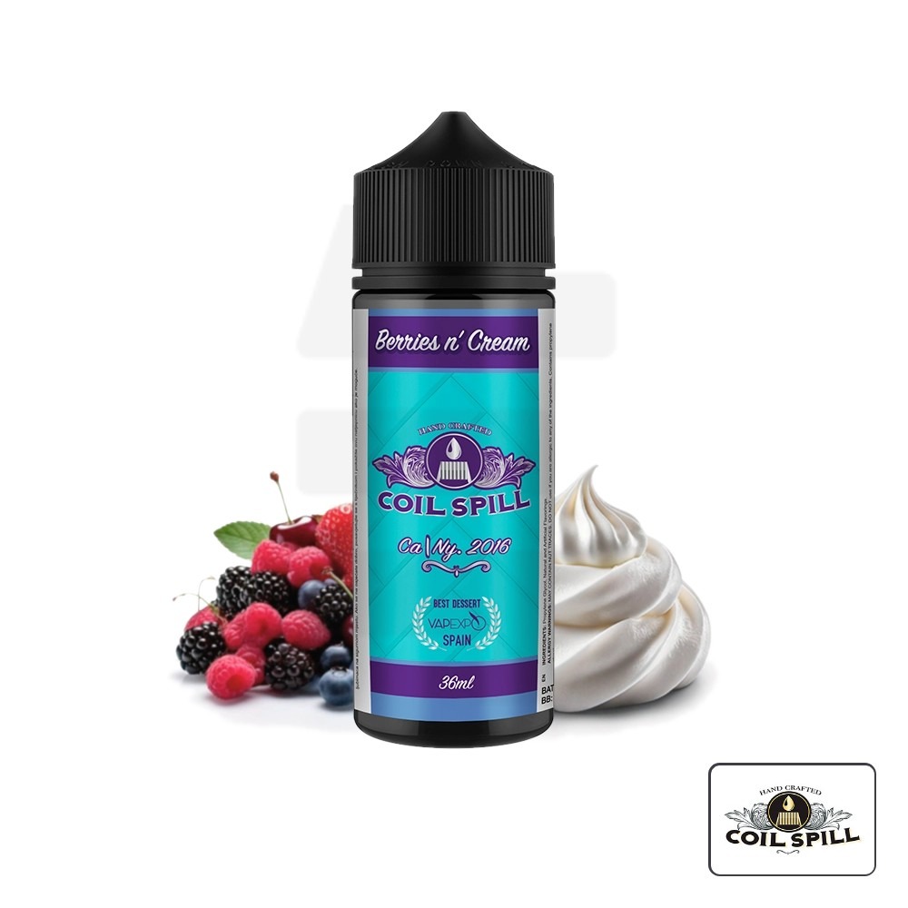 Aroma Berries N Cream 30Ml (Longfill) - Coil Spill | Tapervaper Aroma Berries n Cream 30ml (Longfill) - Coil Spill