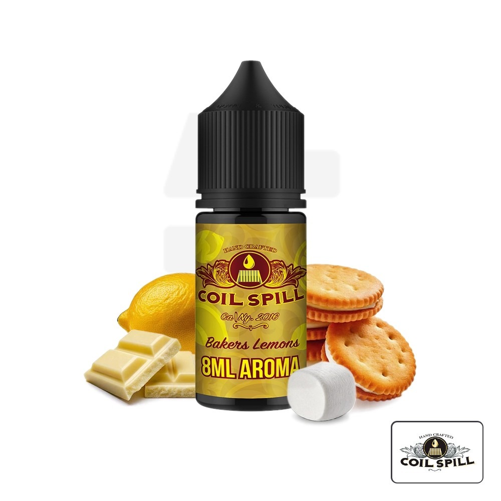 Aroma Bakers Lemons 8Ml (Longfill) - Coil Spill | Tapervaper Aroma Bakers Lemons 8ml (Longfill) - Coil Spill