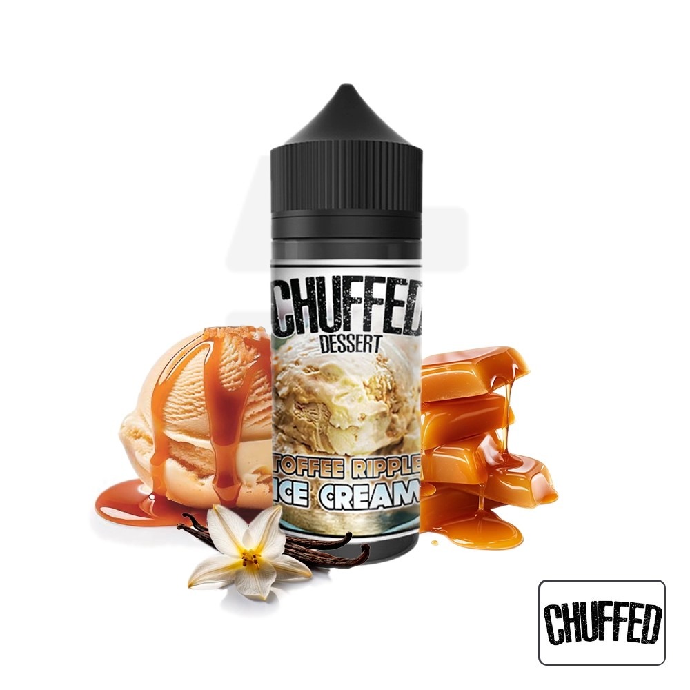 Aroma Dessert Toffee Ripple Ice Cream 24Ml (Longfill) - Chuffed | Tapervaper Aroma Dessert Toffee Ripple Ice Cream 24ml (Longfill) - Chuffed