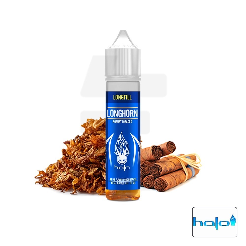 Aroma Blue Series Longhorn 12Ml (Longfill) - Halo | Tapervaper Aroma Blue Series Longhorn 12ml (Longfill) - Halo