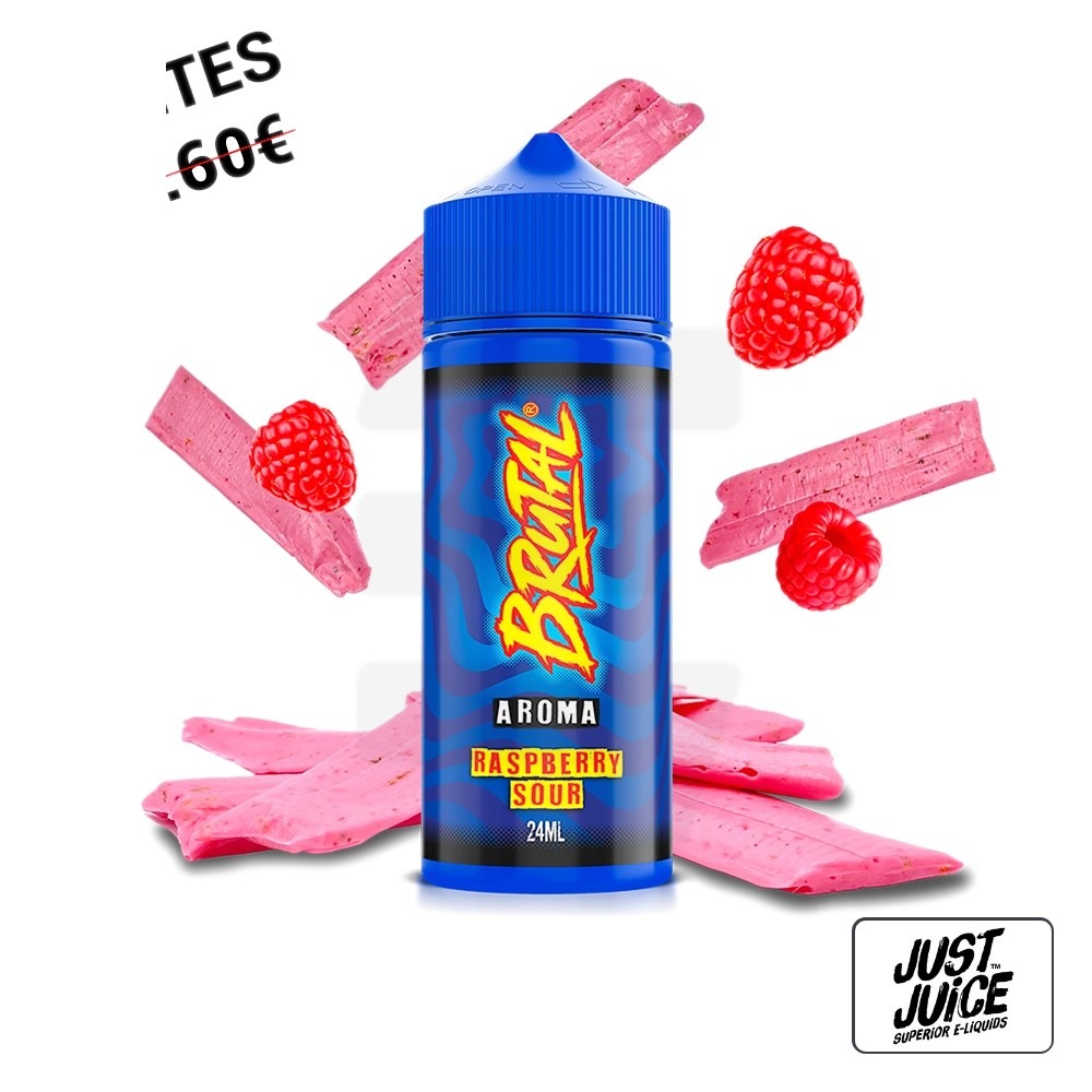 Aroma Raspberry Sour 24Ml (Longfill) - Brutal By Just Juice | Tapervaper Aroma Raspberry Sour 24ml (Longfill) - Brutal By Just Juice